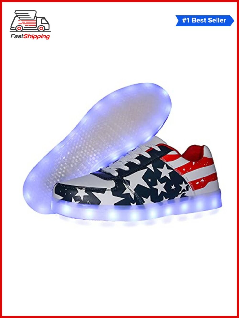 Unisex LED Light Up Sneakers USB Charging Glowing Luminous